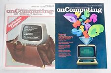 Vintage onComputing Magazine  1980 lot of 4 ST533 picture