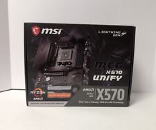 MSI Meg X570 Unify *AS IS* AMD AM4 DDR4 Wi-Fi 6 ATX Motherboard picture