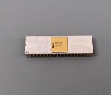 Intel C8080A White Ceramic Gold CPU Date 7623 ~ Vintage Intel MSC-80 - NICE picture