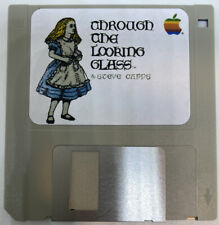 Vintage Apple Macintosh Game Alice Through The Looking Glass 400k Floppy Disk picture