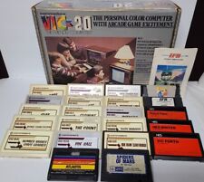 Commodore VIC-20 + 22 Cartridges + Box Manual picture