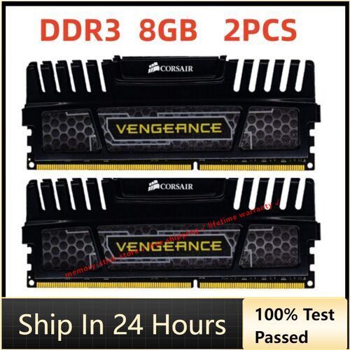 Corsair Vengeance DDR3 16GB 2x 8GB 1600 MHz PC3-12800 Desktop RAM Memory DIMM