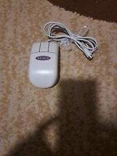Vintage Belkin Yellowed White 3-Button Combo Wired PS/2 Mouse F8E201 Working picture