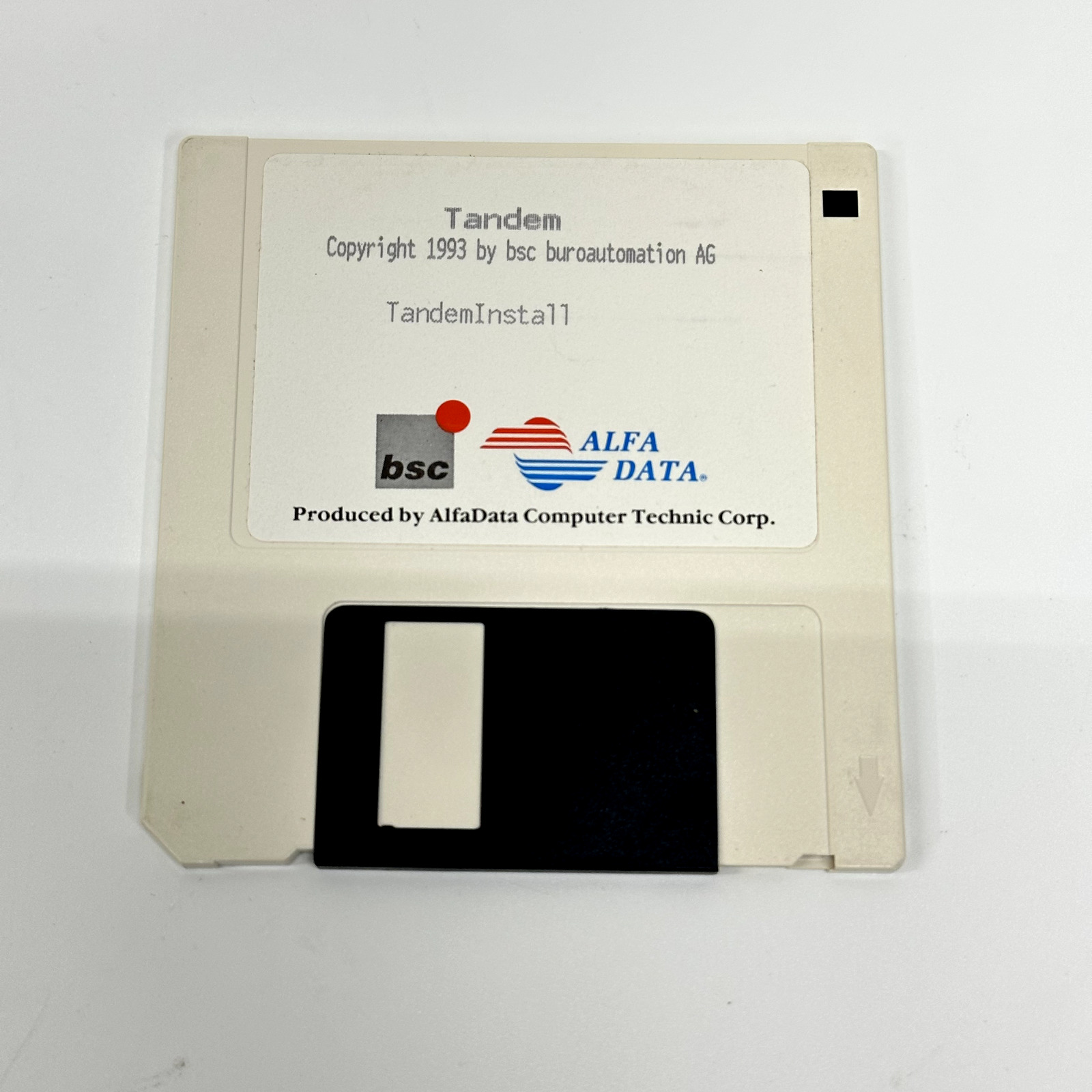 Commodore Amiga BSC Tandem Install on Floppy Disk Buroautomation AG