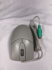 Vintage Designer-Plus 3-Button PS/2 Scrolling Rollerball Mouse (Beige) picture