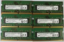 LOT OF 6 MICRON 8GB [48GB TOTAL] 1Rx8 PC4-2666V LAPTOP MEMORY SEE DETAILS picture