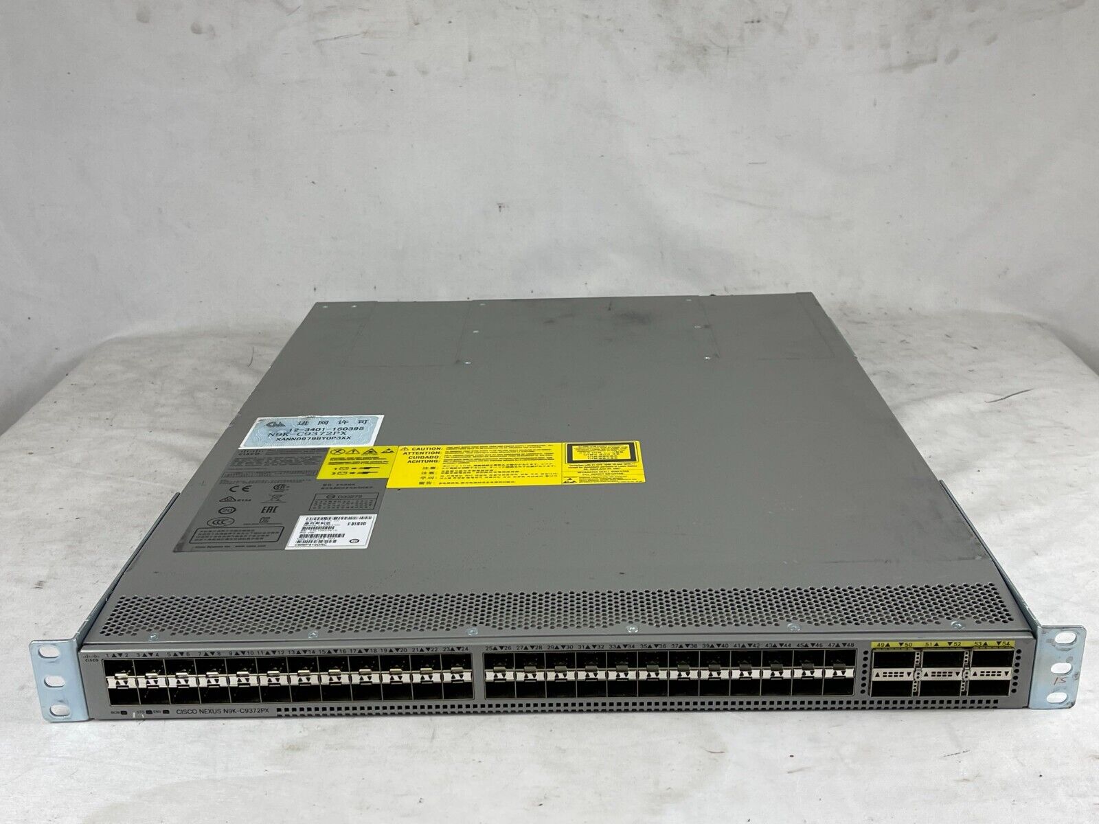 Cisco Nexus 9000 Series N9K-C9372PX 48-Port Data Center Switch