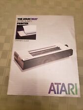 The Atari 1027 Letter Quality Printer Ownerâ€™s Manual Only Atari 800 XL Computers picture