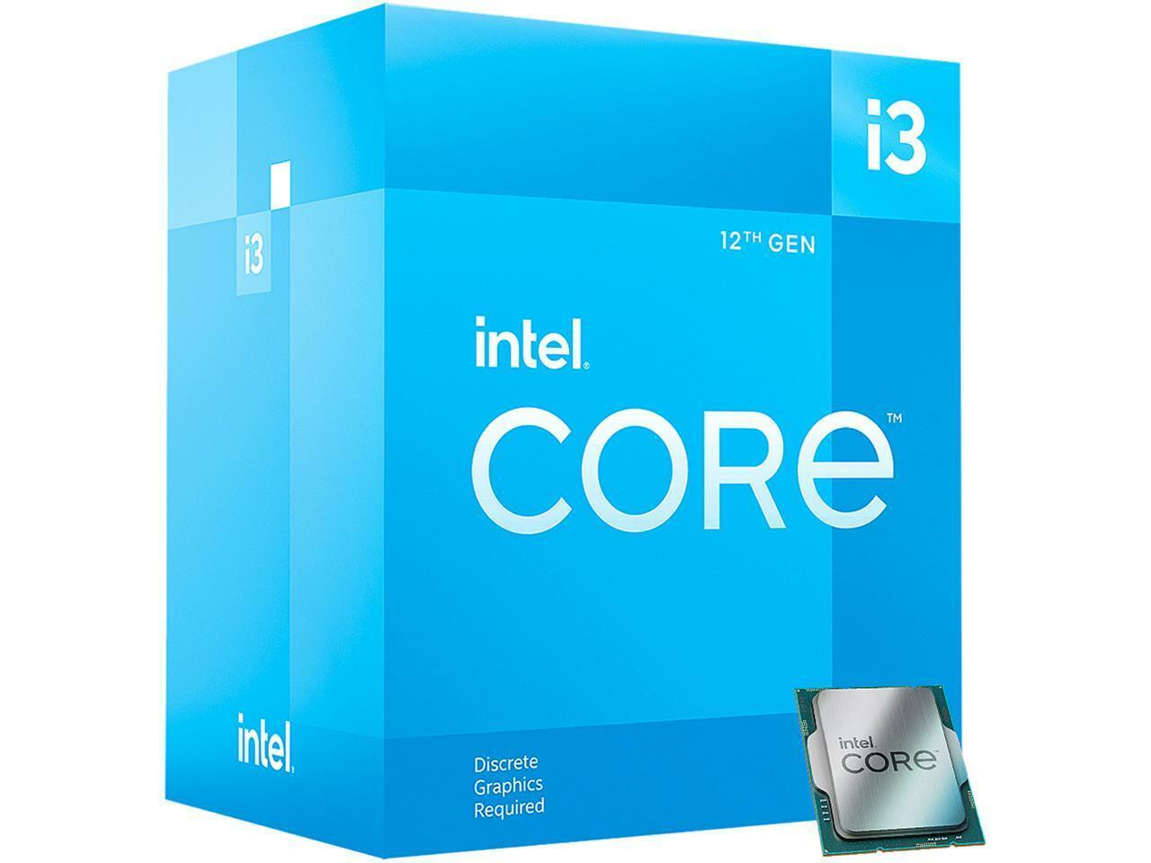 Intel Core i3-12100F 12th Gen Alder Lake Quad-Core 3.3GHz LGA 1700 CPU Processor