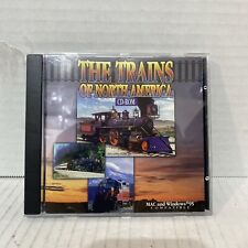 The Trains Of North America CD-ROM Vintage Software can be used Mac & Windows 95 picture