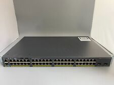 Cisco Catalyst WS-C2960X-48TD-L v.02 with stack 2  card Rack Mount picture