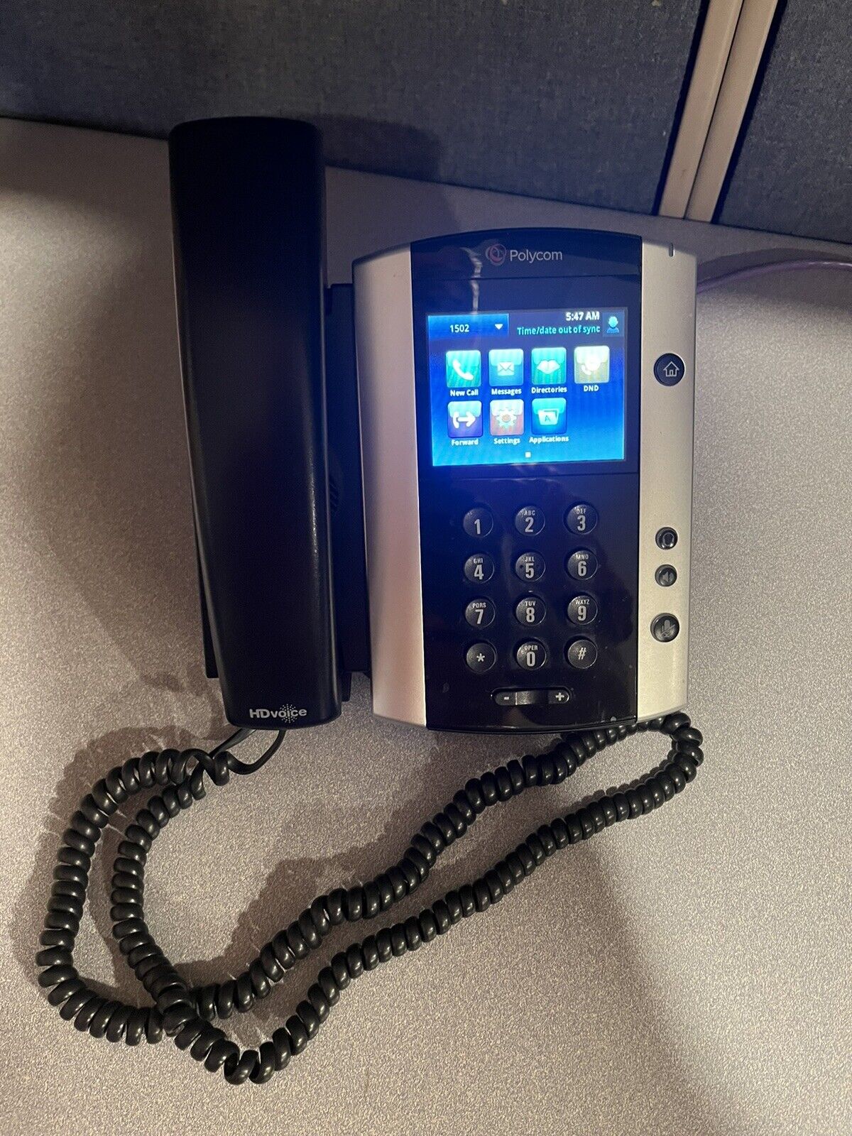 Polycom VVX 500 VoIP Phone 2201-44500-001 base handset business phone