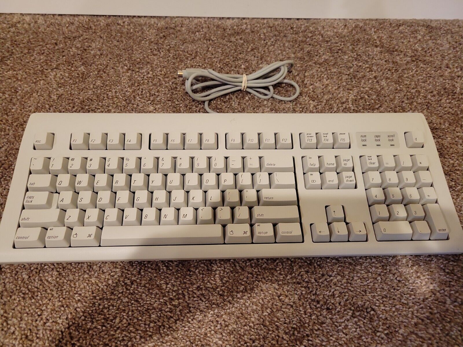 Vintage 1995 Apple Design Keyboard #M2980