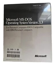 NEW Vintage Microsoft MS-DOS OS 3.30 5 1/4