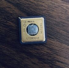 Vintage Collectible Gold Purple Ceramic Eprom 1980 R8751H L7380019 picture