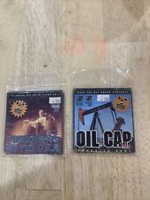 2 Vintage Computer Floppy Disks GAMES New Presidents USA And Oil Cap Pro  picture