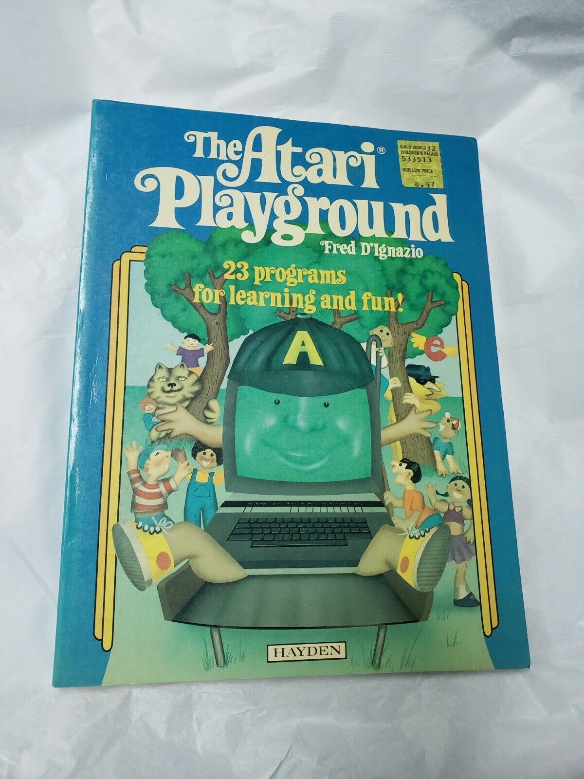 The Atari Playground Book by Fred d'Ignazio by Hayden XL XE 800XL 8-bit