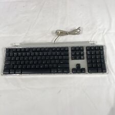 Vintage Apple M7803 Pro USB Wired Keyboard Clear Black 2000 picture