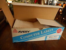 Vintage Avery Computer Labels 3.5
