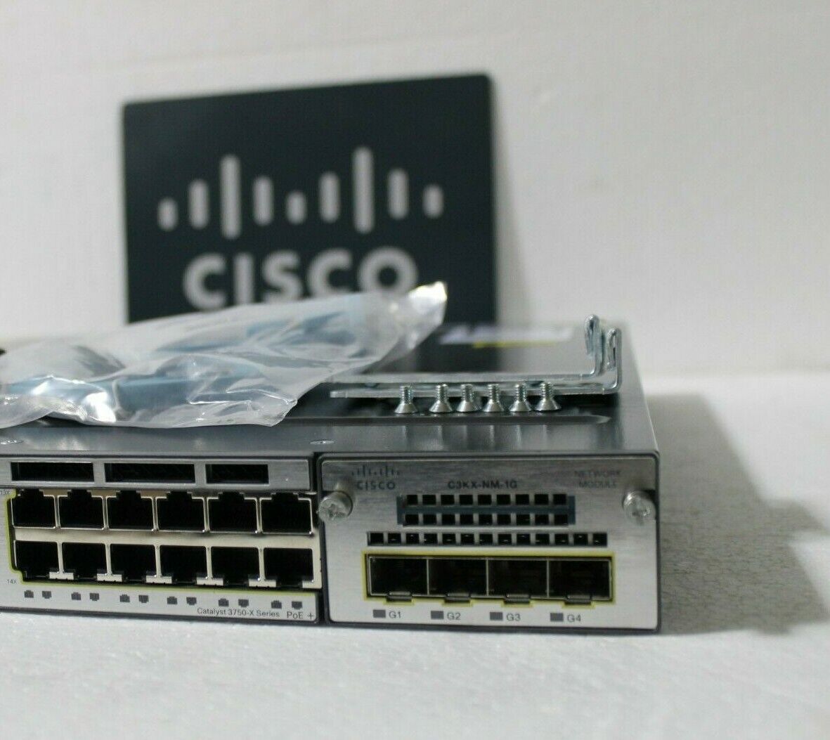Cisco WS-C3750X-24P-S 24-Port PoE Gigabit 3750X Switch w/Dual AC-1 Year Warranty