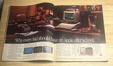 Vintage 1985 Apple IIc Personal Computer Magazine Advertisement Ad picture