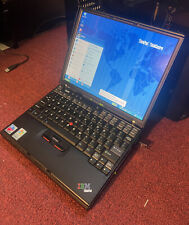 MUST SEE Vintage IBM Thinkpad X40 1.2GHZ 1GB RAM 40GB HDD WIFI WINDOWS XP OEM picture