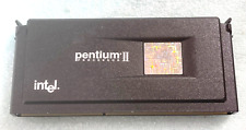 VINTAGE INTEL PENTIUM II 400MHZ SLOT 1 CPU - TESTED CORPORATE PULLS RM2-CMP43 picture