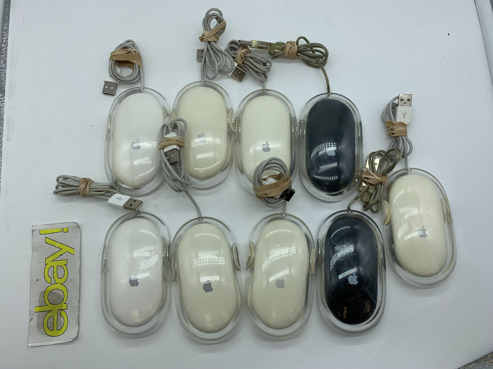 LOT OF 9 Vintage Apple Pro Mouse M5769 Wired USB 