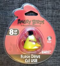 USB Flash Drive Angry Birds Yellow 8GB Sealed w/ New Carrying Clip Collectible picture