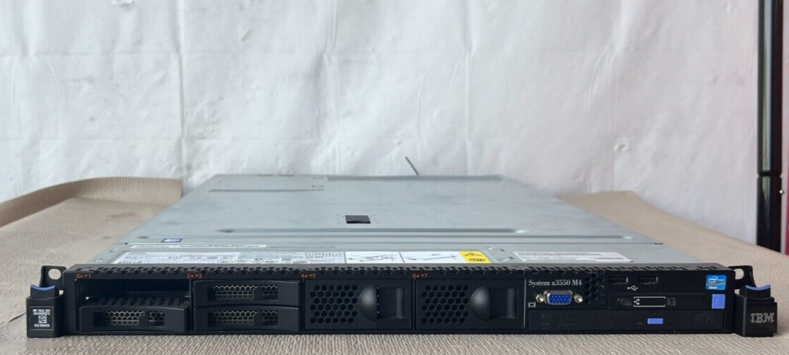 IBM System x3550 M4 1X E5-2640, 8GB MEMORY,  no rails No HDD