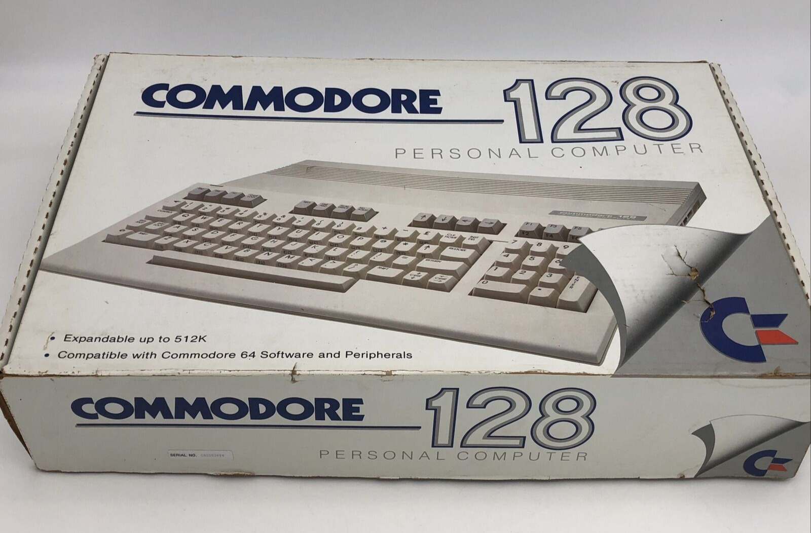 Commodore 128 Personal Computer C128 8-bit 64MB Ram w/ Power Supply 310416-01