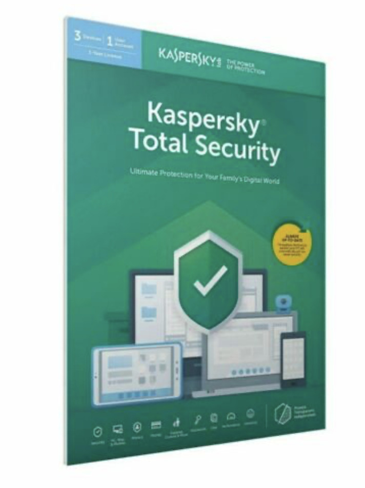 Kaspersky Total Security 2022-2023 1-2-3 Devices 1-2 Years