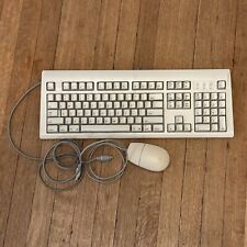 Vintage Apple Wired AppleDesign Keyboard M2980 & Bus Mouse II M2706 picture