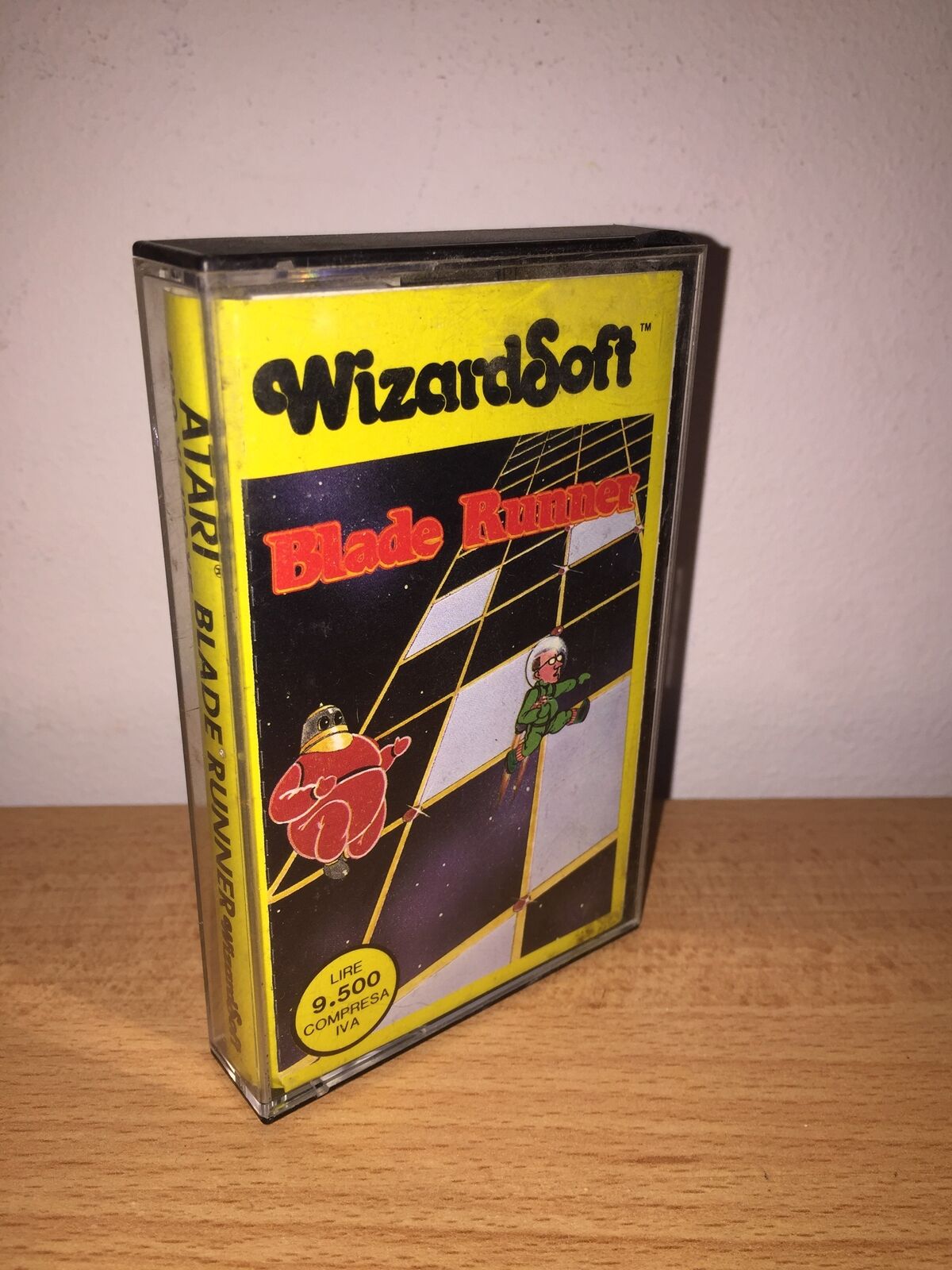 Wizardsoft ATARI 800 XL-130 XE Gioco in Cassetta BLADE RUNNER MIB vintage