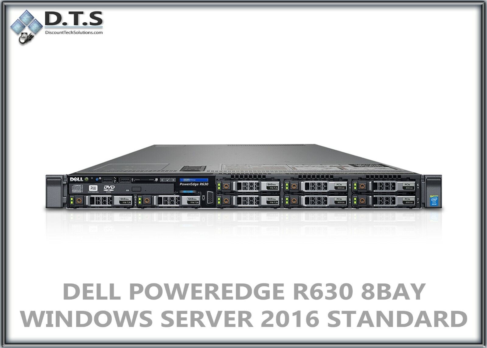 Dell PowerEdge R630 8B 16-Core 3.20GHz E5-2667 v3 H730 32GB Windows Server 2016