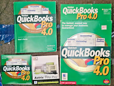 VINTAGE QuickBooks Pro 4.0 Macintosh CD & guide + Aatrix Top Pay CD picture