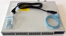 Cisco C9200-48P-E Catalyst Switch 48 PoE+ PWR-C6-1KWAC,  *Minor Damage to Bezel* picture