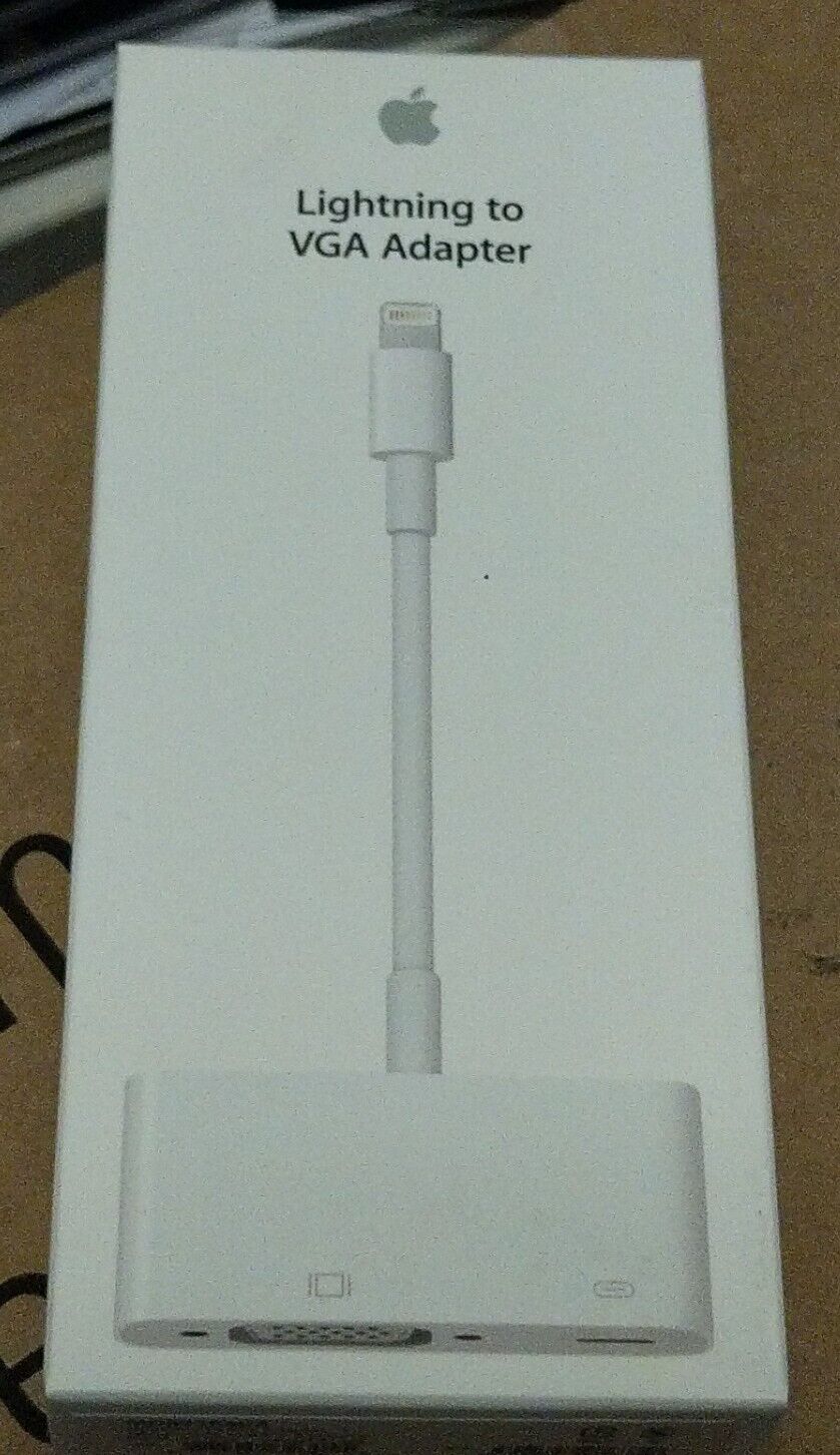 Apple Lightning to VGA Adapter Genuine OEM MD825ZM/A iPhone iPad NEW