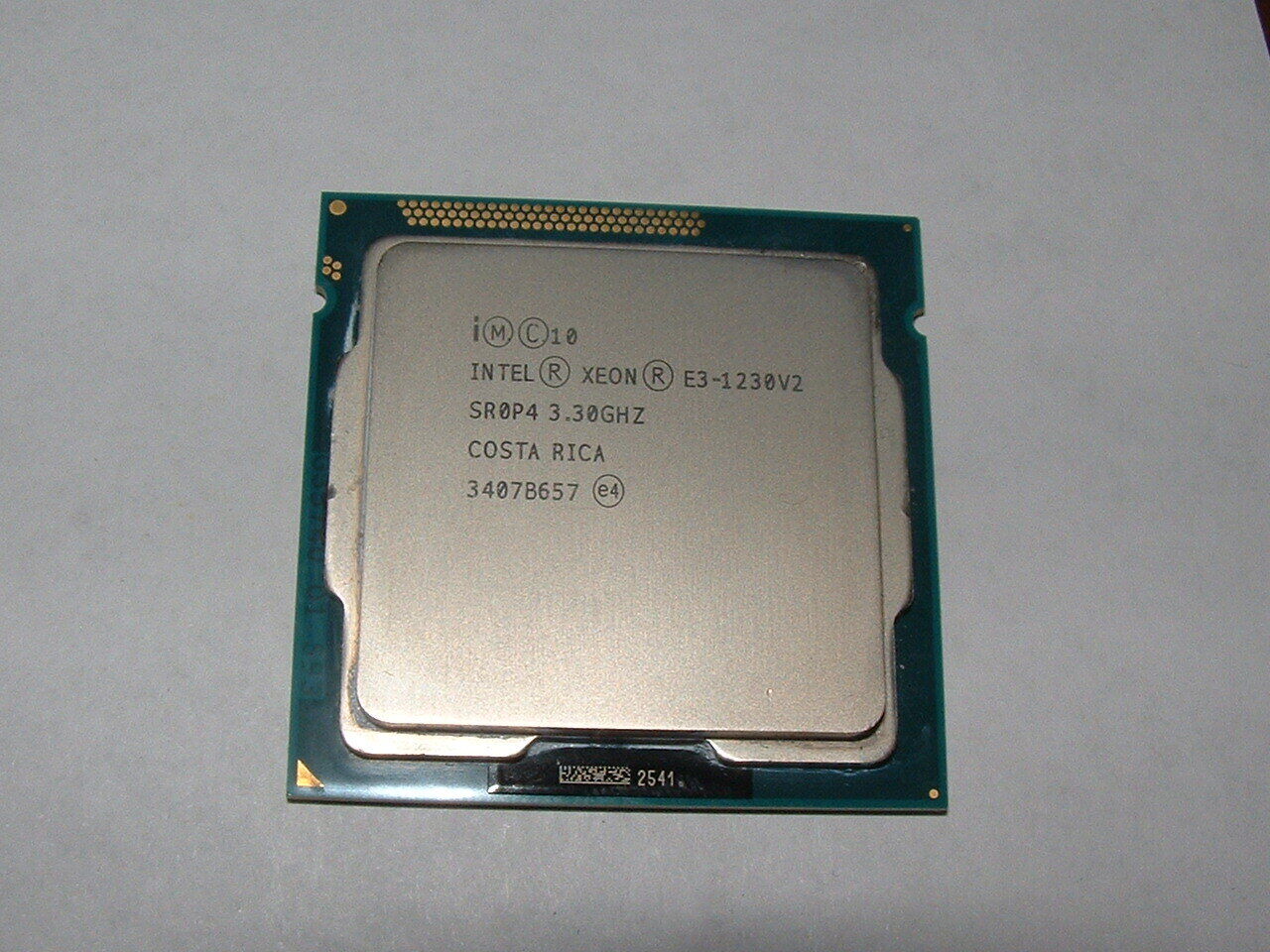 Intel Xeon E3-1230 v2 3.3GHz 4-Core LGA 1155/Socket H2 Server CPU __ SR0P4 