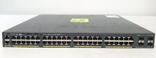 FOR PARTS/READ Cisco WS-C2960X-48FPS-L 48 Port PoE+ 740W LAN Base Network Switch picture