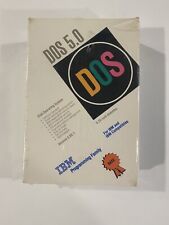 IBM DOS 5.0 (Version 5.00.1), Sealed in Box (5.25
