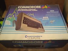Vintage COMMODORE 64 Personal Computer Original Box Power Cord Manuals Powers On picture