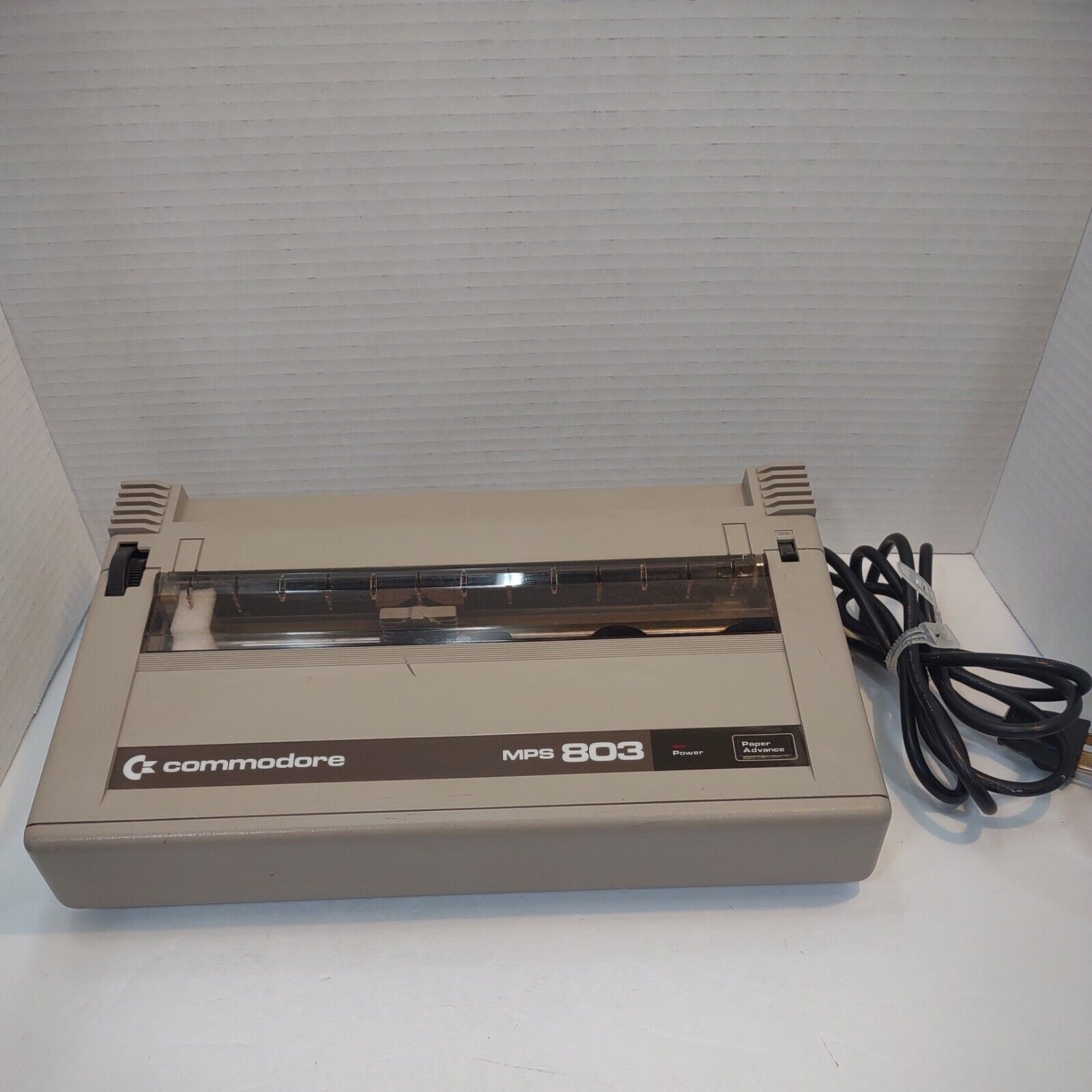 Commodore MPS 803 Dot Matrix Printer Computer Printer Vintage Tested for Power