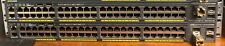 (Lot of 2) Cisco Catalyst 2960 (WS-C2960X-48FPS-L) 48 Port Rack Mountable Switch picture