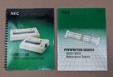 (2) NEC Pinwriter Series P2 P3 P6 P7 Vintage Printer Manuals picture