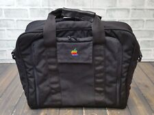 Vintage 1980s Apple Rainbow LOGO Macintosh Mac Laptop Travel Bag Tote Carry Case picture