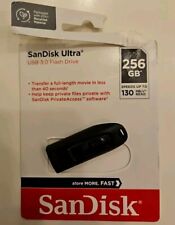 SanDisk SDCZ48-256G-AW46 256GB 130MB/s Ultra USB 3.0 Flash Drive READ BELOW 👇🏼 picture