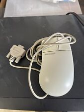 MICROSOFT SERIAL MOUSE 2.0A 58268 TRACKBALL CORDED WIRED TRACK BALL VINTAGE picture