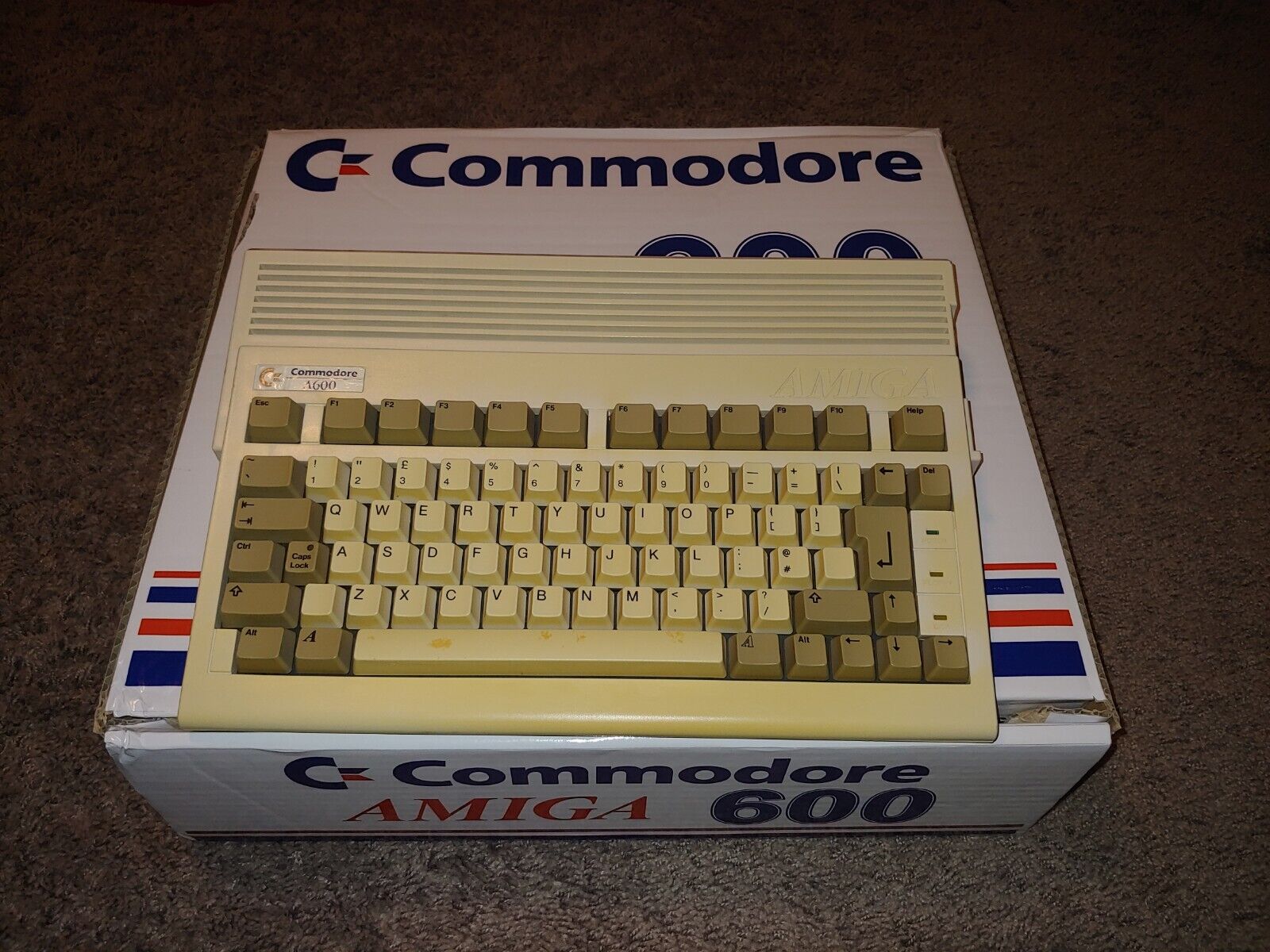 Commodore Amiga 600 PAL  , Rev 1.5 , Computer ONLY  With Repro Box