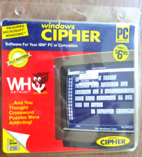 Vintage - WINDOWS CIPHER for Windows - 3 1/2